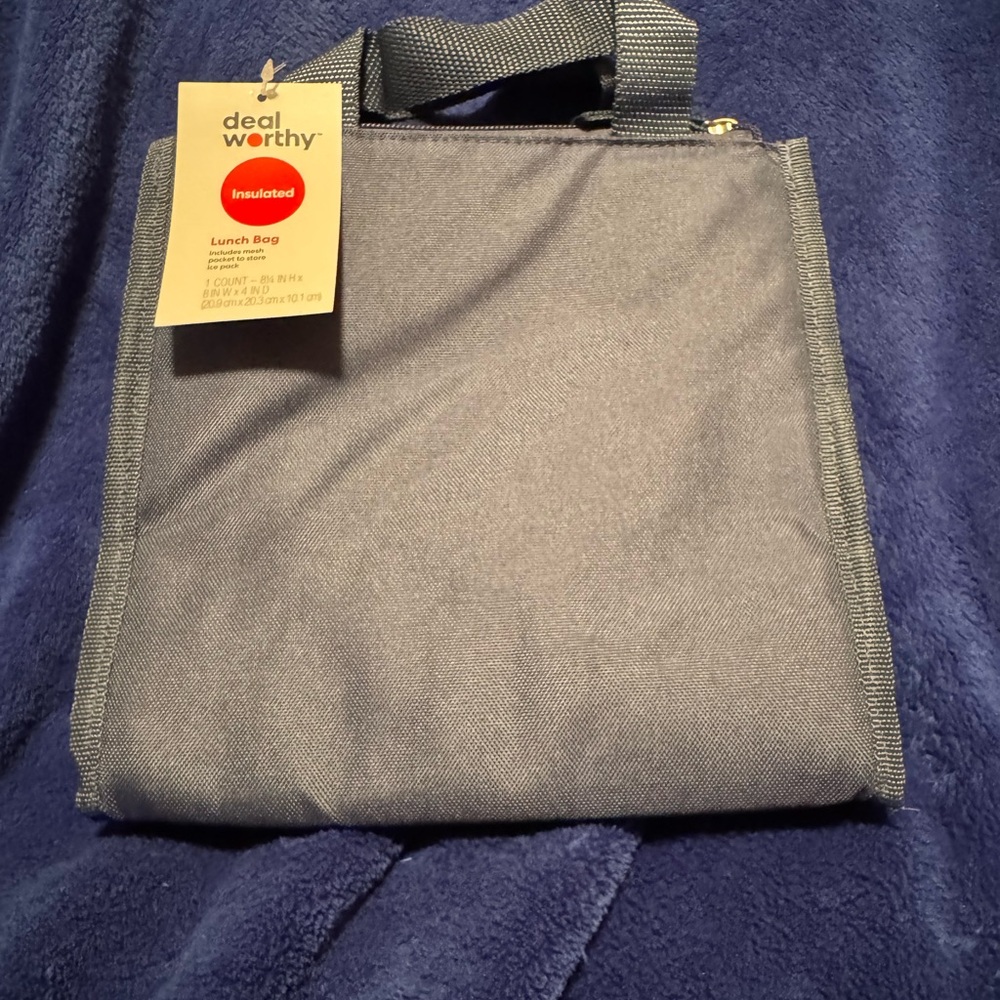 Blue Lunch Bag